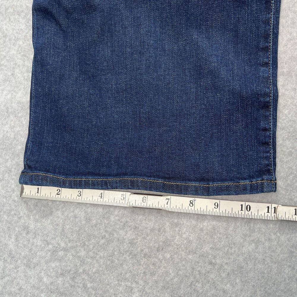 J.Crew Slim Wide‑Leg Jeans Womens 34 actual 39x29  All‑Day Stretch NWT dark - Picture 12 of 15